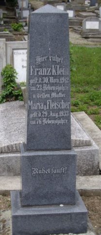 Fleischer Maria 1858-1933 Grabstein